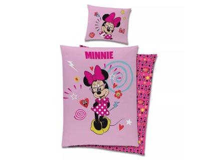 Dětské bavlněné povlečení Disney Minnie Chic