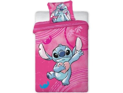 povlrčení stitch pink 1